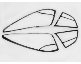 Хромированные накладки на задние фонари Hyundai ix35 2010-2013